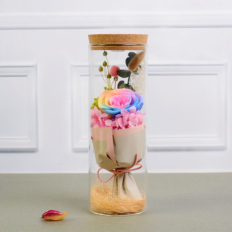 หลอดกุหลาบที่มีสีสัน