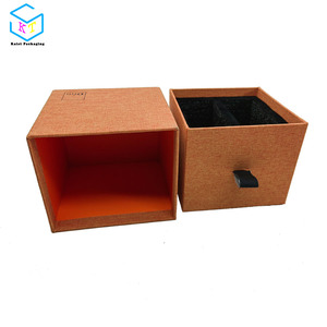 定制样品产品包装小滑出面料覆盖礼品盒 - Product Image 3