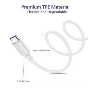 2025新产品流行USB C型电缆5A热卖手机数据线快速充电超快usb-c打印机电脑