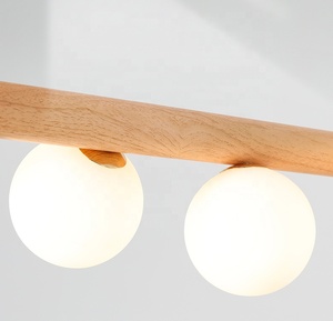 JYLIGHTINGモダンで素朴な装飾リニアハンギングペンダントライトノルディックウッドペンダントライトダイニングルームキッチンホーム用