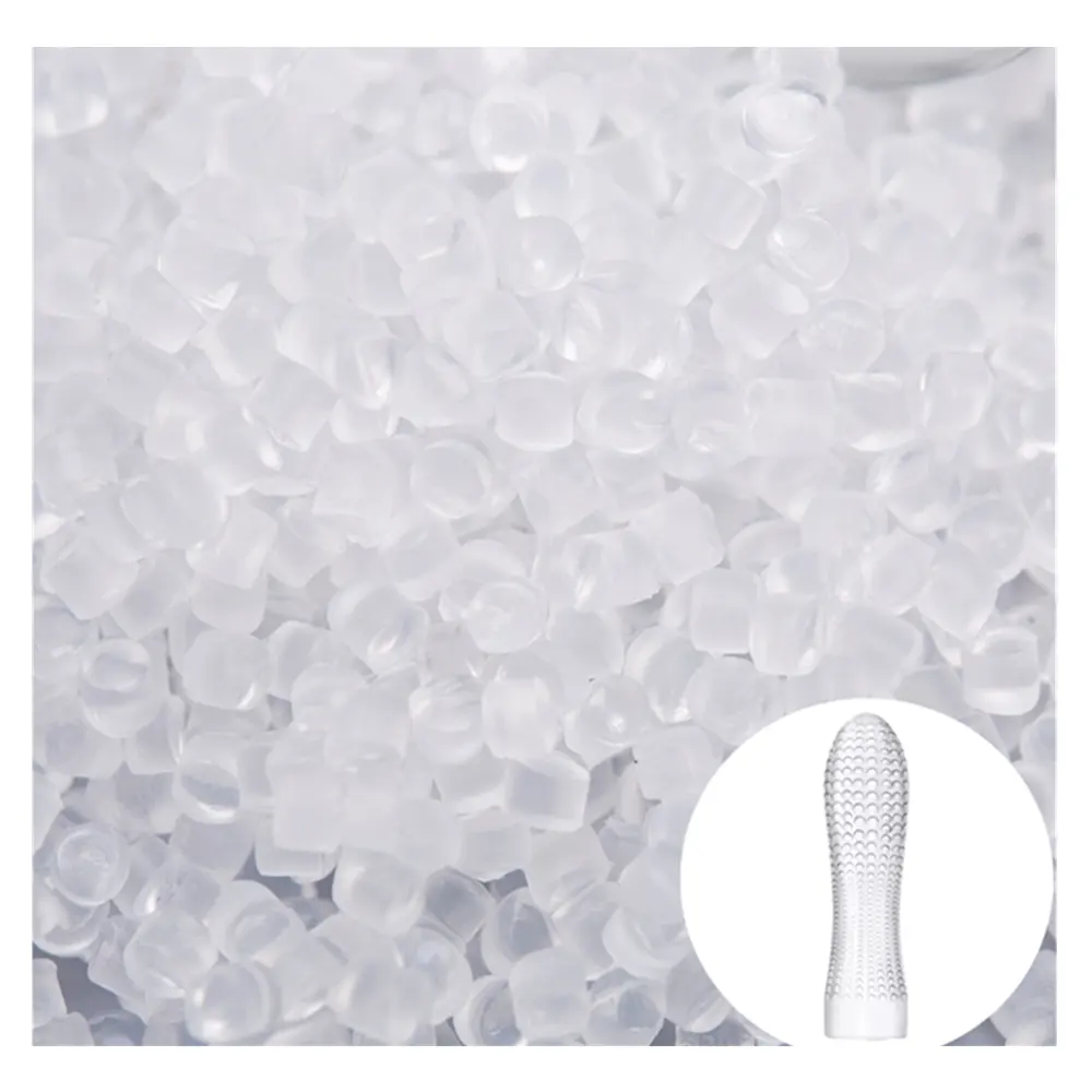 Elastómero termoplástico de resina TPE de China, Pellets con dureza 10A