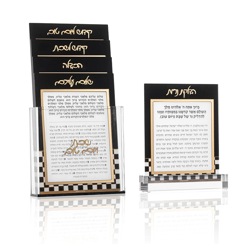Jeu de cartes Shabbat Onyx