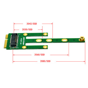 อะแดปเตอร์แปลง MSATA เป็น M.2 NGFF,อะแดปเตอร์แปลงการ์ด6.0กิกะไบต์/วินาที NGFF M.2 SATA-Bus SSD B Key เป็น MSATA Male Riser M.2อะแดปเตอร์สำหรับ2230-2280 M2 SSD - Product Image 5