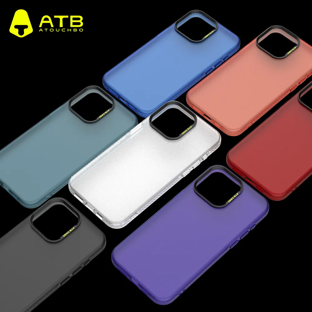 Pour iphone 15 Haute Qualité TPU + PC Matte Mobile Phone Case Mobile Cell Case Pour iphone 14 15 pro max