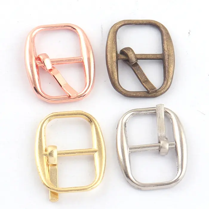 Small Metal 10mm pin buckle sandals and shoes center pin buckle purse watches belt buckles Hardware Accessories