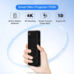Best Mini Portable Projector Android 9 <strong>DLP</strong> 3D WiFi Bluetooth Touch <strong>Control</strong> Rechargeable Projecteur TV 4k Home Theater - Product Image 2