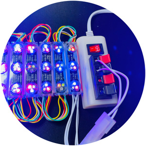 Волшебный Rgb модуль IP67 1,8 Вт Rgbic Rgb светодиодный модуль 110 водонепроницаемый AC220V Driver Led Световые модули для моего магазина - Product Image 3