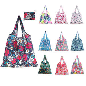 Tùy Chỉnh Thân Thiện Với Môi Nhiệm Vụ Nặng Nề Nylon Polyester Sọc In Tái Sử Dụng Hàng Tạp Hóa Tote Có Thể Gập Lại Mua Sắm Túi Hình Học Cho Món Quà - Product Image 3