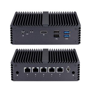 Qotom CPU J4125 PC Mini 8GB RAM 256GB SSD Computadora de escritorio pequeña 5 LAN Fanless pfsense Firewall Mini PC - Product Image 1