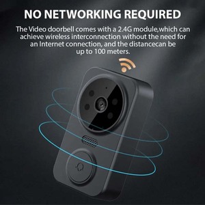 M12 4.3 pollici IPS 2.4G campanello senza fili di interfono visivo intelligente Video ad alta definizione di monitoraggio intelligente campanello intelligente - Product Image 4