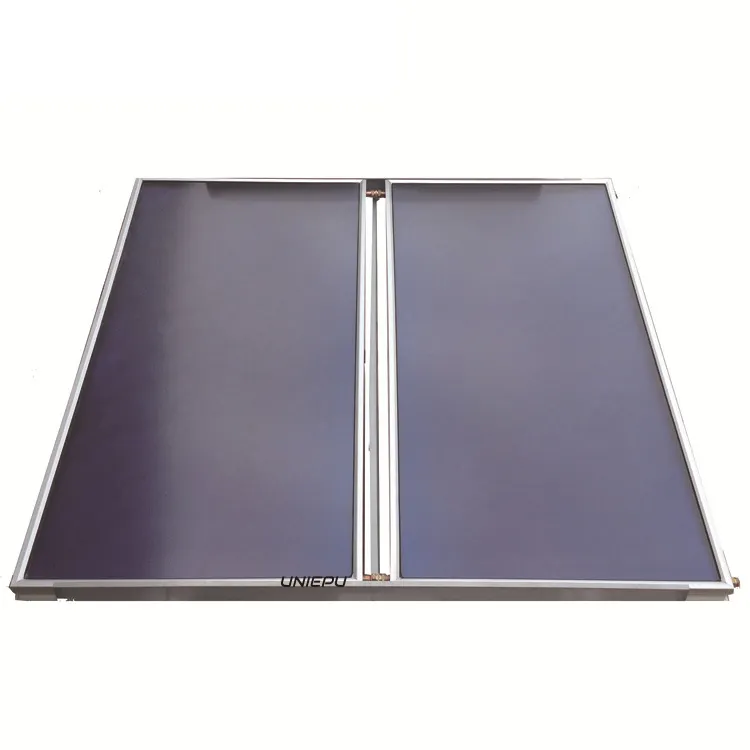 Kits de chauffe-eau à plaque plate en aluminium pour chauffage par le sol Capteurs solaires