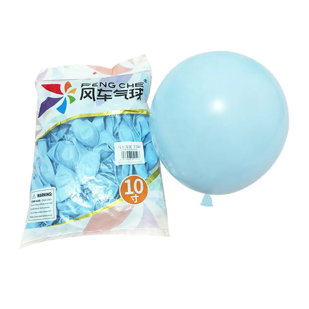 100pcs10 pouces Latex Hélium Macaron Couleurs Ballon Assorti Pastel Macaron Fête D'anniversaire Ballon