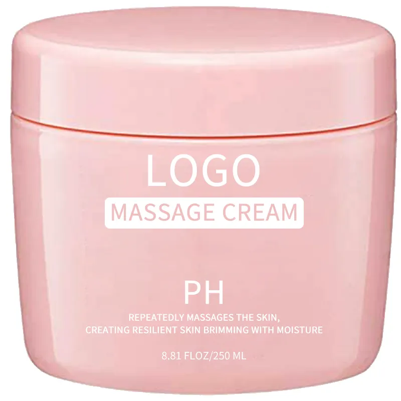 Crème de massage pour le visage nettoyant en profondeur Crème de massage/gel/autres sans sulfate éclaircissant et hydratant et acide hyaluronique et vitamine C