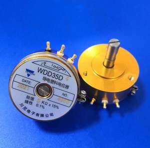 WDD35D-4 1k 2k 5k 10k 0.1% Conductive Plastic Potentiometer Angular Displacement <strong>Sensor</strong> - Product Image 4