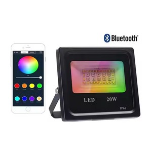 LED户外花园照明RGB 30W 50W 100W反射器防水IP66 LED泛光灯带蓝牙和远程wifi控制器 - Product Image 2