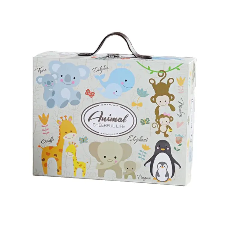 Housse à rabat multi-style pour bébé, valise cadeau de maternité pour nouveau-né,