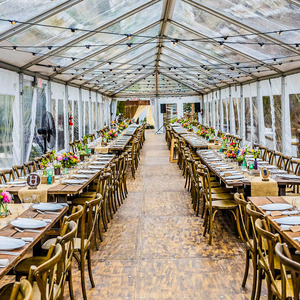 Chapiteau blanc transparent grandes tentes claires pour l'événement de fête avec la tente de mariage d'auvent lourd d'événement extérieur de plancher - Product Image 6