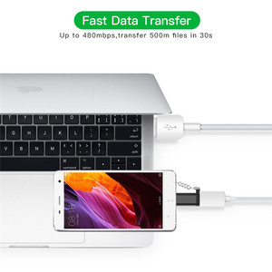 <strong>USB</strong> C to Micro <strong>USB</strong> Adapter Type C Female to Male Convert Connector with Lanyard Compatible with Samsung Micro <strong>USB</strong> - Product Image 2
