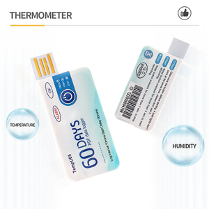 Disposable TempU05 Single Usb <strong>Temperature</strong> Humidity Chart <strong>Data</strong> <strong>Logger</strong> PDF Report <strong>Temperature</strong> Recorder for Cold Chain - Product Image 3