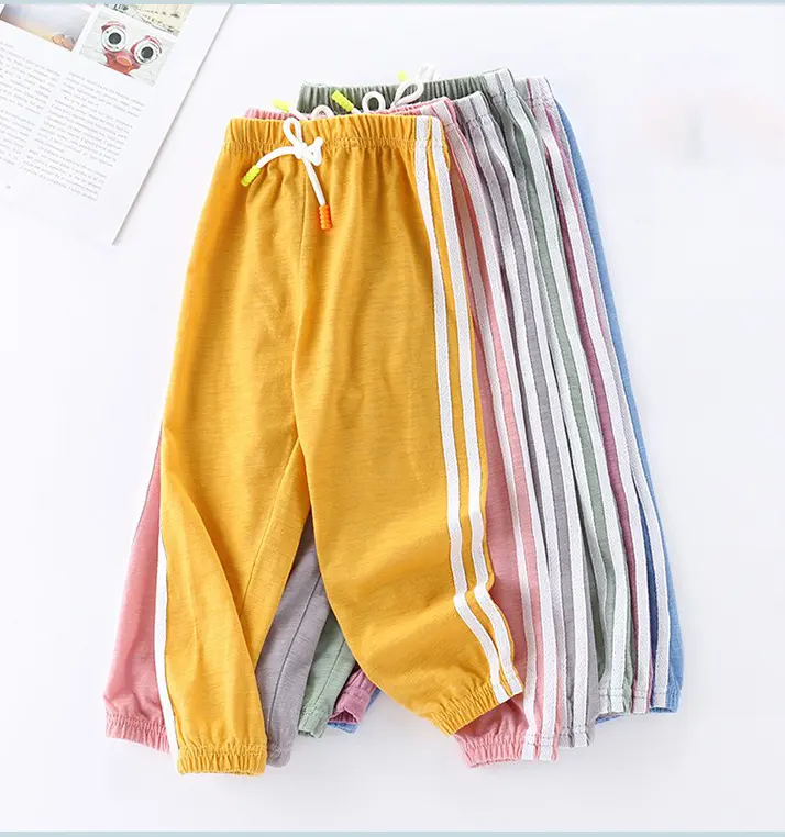 Kids Summer Children Pants Baby Anti Mosquito Girl Long Harem Pant Bottoms For Children Boy Panties Trousers Joggers