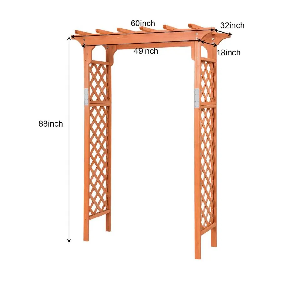 Offre Spéciale chine vente en gros, décoration extérieure Pergola en bois, arches d'arbre, pergolas de jardin, arche de mariage/