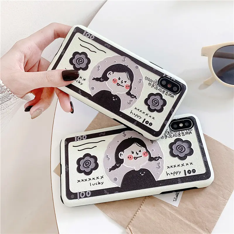 Creative Currency Emboss US Dollar Print Design Phone Case for iPhone 15 pro max Shell Back Cover