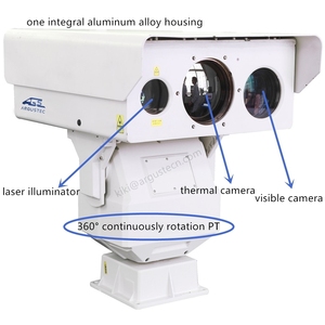 Las 24 Horas de vigilancia Tri-espectro infrarrojo térmico de la cámara de seguridad IP - Product Image 2