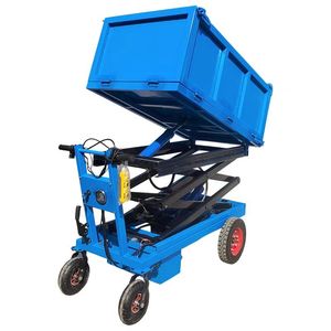 Convenient Scissor Lifting <strong>Platform</strong> Warehouse Manual Hydraulic <strong>Loading</strong> and <strong>Unloading</strong> <strong>Platform</strong> 1 Ton Increased by 1 Meter