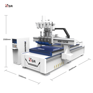 Hausser Competitive Price <strong>Multi</strong> Heads Woodworking <strong>Cnc</strong> <strong>Router</strong> Machine Four Working Procedure <strong>Cnc</strong> <strong>Router</strong> Machine - Product Image 2
