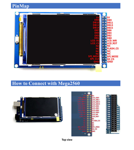 Módulo de pantalla LCD TFT de 3,5 pulgadas 3,5 "480x320 Pantalla a color ST7796 Controlador IC Interfaz paralela de 16 bits para Mega2560 - Product Image 6