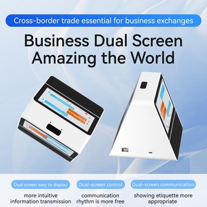 Best Quality Desktop Dual Screen Translation 120 <strong>Language</strong> Two Way Instant Speech Translator Device Voice Translator - Product Image 3