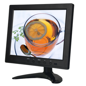 LEDバックライト8インチTFT液晶CCTVモニターBNC AV HD VGA入力 - Product Image 1