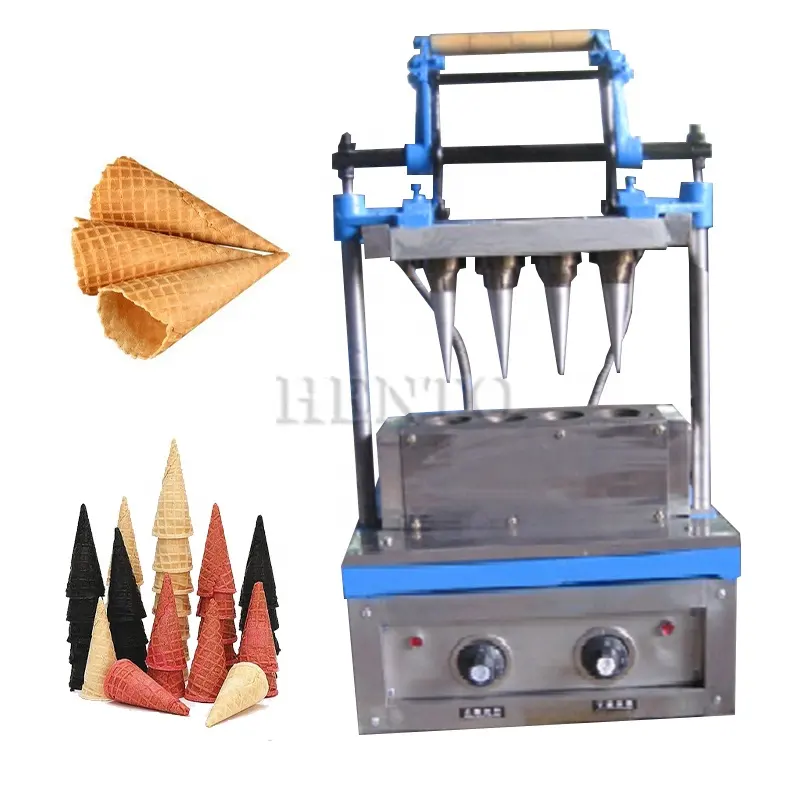 Máquina para hacer conos de helado, máquina para hacer conos de Waffle, máquina para hornear
