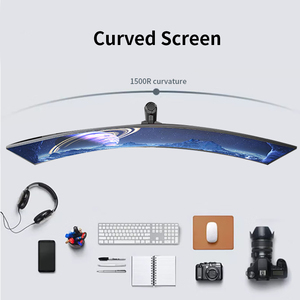 Monitor de juego curvo ultra ancho de 49 pulgadas 5K 165Hz pantalla de ordenador de escritorio LED LCD RGB PC 165Hz monitores altavoz incorporado - Product Image 5