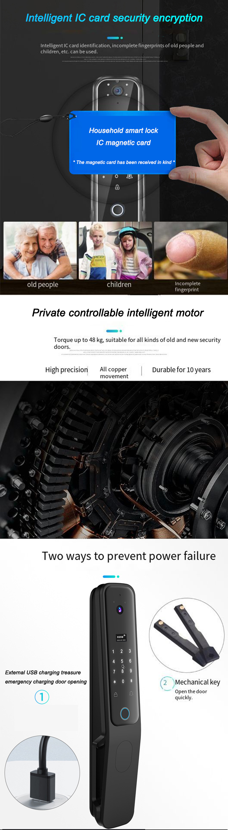 Multifunctional door lock smart electronic cat's eye induction remote control lithium battery  beautiful intelligent locks doors