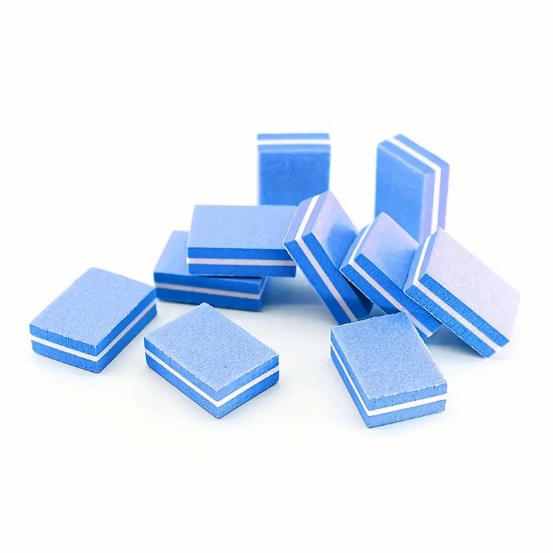 Bloc de polissage pour ongles mini bleu