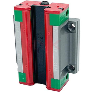 Bloque deslizante Hiwin HGH20CA 100% Original de Taiwán para riel de guía lineal de acero CNC de 20MM HGR20 con componentes de rodamiento de núcleo