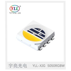 Yuliang ชิป LED 4-in-1สำหรับแถบไฟ LED, ชิป Epistar ความสว่างสูง0.3W 5050 RGBW CCT 2000-6000K Ra80 SMD - Product Image 3
