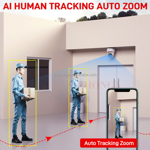 2X yakınlaştırma kamerası 4G 4MP/8MP güvenlik gözetim bağlantı projektör 1080P otomatik izleme Wifi çift Lens ev açık PTZ kamera - Product Image 5