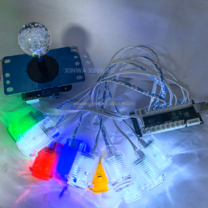 DIY SANWA Джойстик набор светодиодных кнопок с нулевой задержкой USB PC MAME аркадная палка для Raspberry Pi TV BOX монетоприемник игровой автомат - Product Image 6