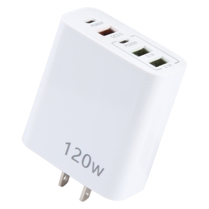Factory Wholesale Price 120W Dual PD Type-C + 3 X USB Multi Port <strong>Charger</strong> Smart Charging for <strong>All</strong> SmartPhones - Product Image 1