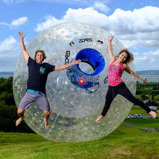 Fabrik benutzer definierte hochwertige TPU PVC Riesen aufblasbare Hamster Erwachsene Körper Gras Zorb Ball aufblasbare Zorbing niedrigen Preis zum Verkauf