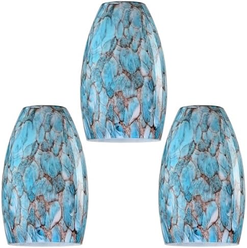 Verre bleu paon