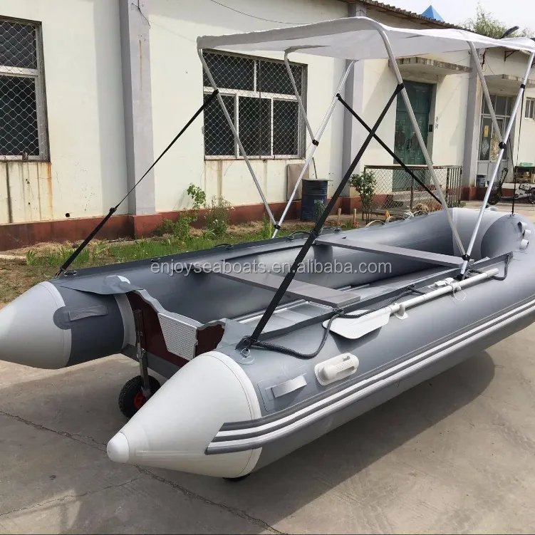 Barco inflable del zodiaco, ASD-360, 380, con tienda de campaña para pesca, a la venta