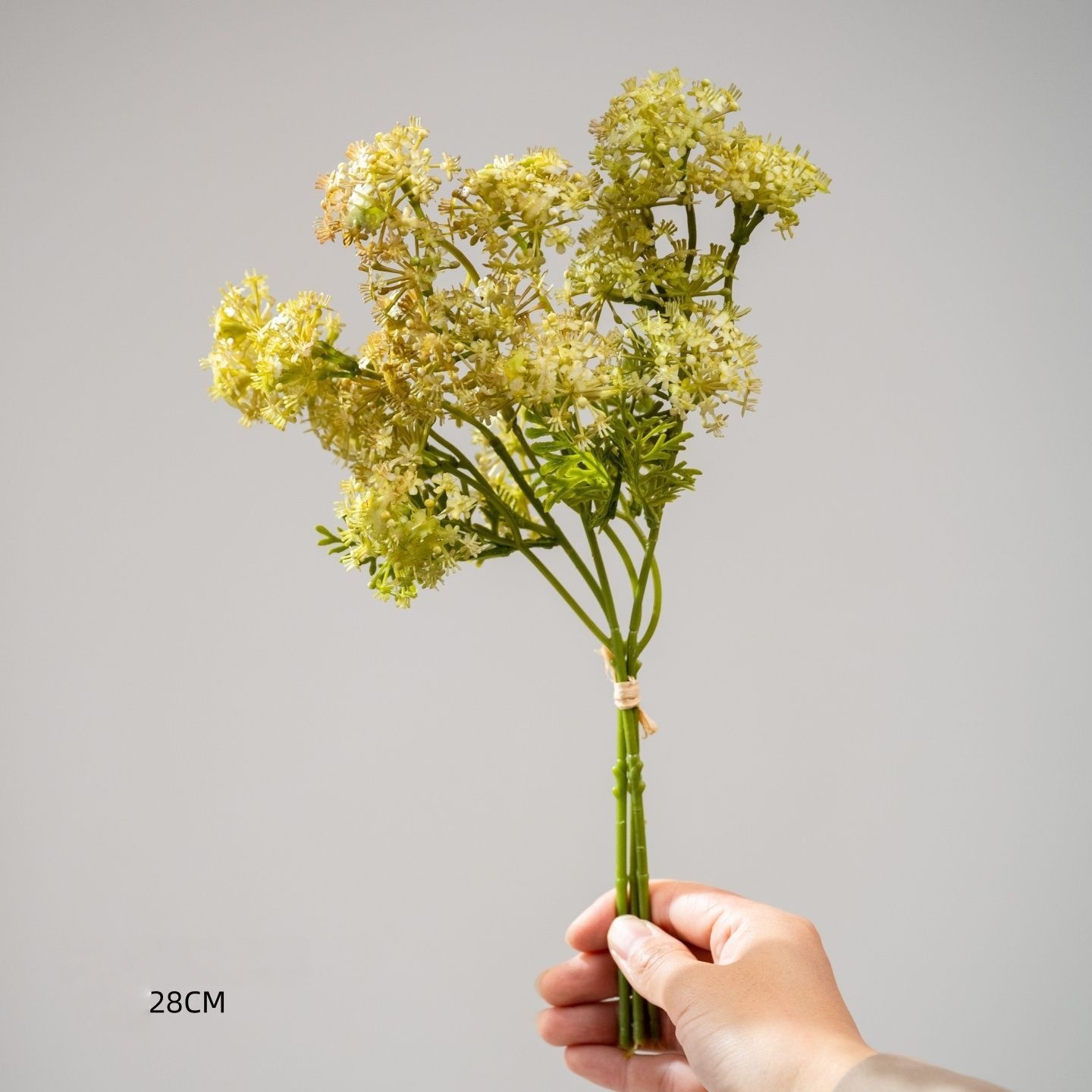 Bouquet jaune de fruits lilas