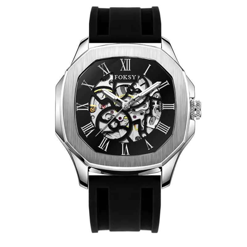 Foksy-Reloj de pulsera automático para hombre, alta calidad, precio, novedad