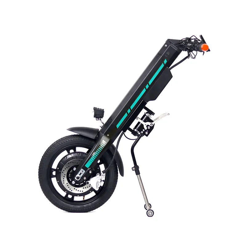 800w plus récent moteur d'usine abordable en gros vélo à main électrique accessoire pour fauteuil roulant Kits de conversion de vélo à main pour handicapés