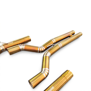 V12 DB11แอสตันมาร์ติน5.2L 2016-2019 Cat North Racing Performance พร้อมวาล์วไทเทเนียม Cat back Exhaust muffler - Product Image 4