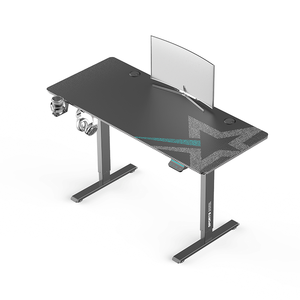 Mesa de ordenador de oficina moderna ergonómica Escritorio de pie de un solo motor de alta calidad Escritorio eléctrico de altura ajustable para uso doméstico - Product Image 1