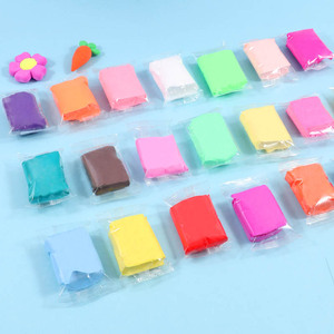 Foska多色 & その他の楽しいソフト & 超軽量モデリング男の子用女の子用クレイキット彫刻ツールと余分なジップロックバッグ付き子供 - Product Image 2
